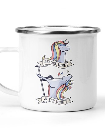 Kubek metalowy unicorn wine, Kreatywny Warsztat
