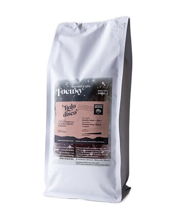 Kawa ziarnista ItaloDisco  gęste i mocne espresso 1000 g, Focusy