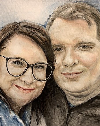 Portret A3 na zamówienie malowany ze zdjęcia, Z SZUFLAD UMYSŁU