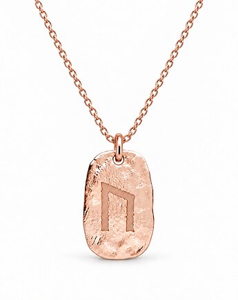 Naszyjnik runa URUZ- srebro, srebro złocone, różowe złoto, ISSI Jewelry