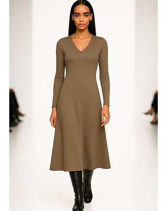 Sukienka cappuccino  YY300041, YULIYA BABICH