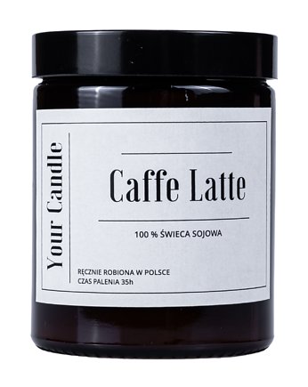 ŚWIECA SOJOWA CAFFE LATTE 180ml- Your Candle, Your Candle