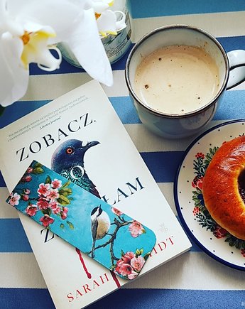 Zakładka do książki Blue bird, w domu klejone