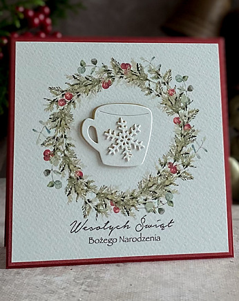 Personalizowana kartka na Boże Narodzenie, BN 23C, Anna Art and Crafts