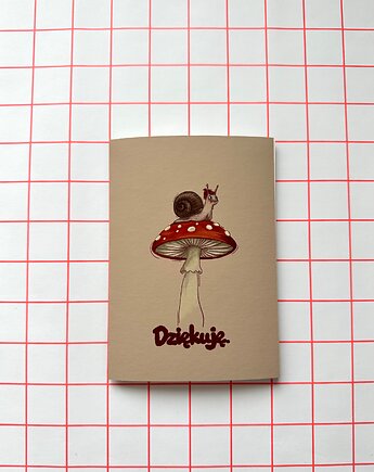 Kartka składana DZIĘKUJĘ, Orajutku Studio