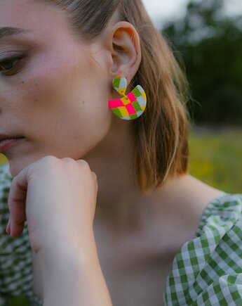 Kolczyki wielobarwne wiszące, Strabirabi