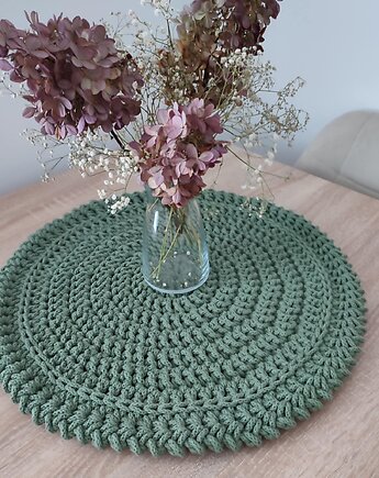 Podkładka szydełkowa boho ze sznurka 50cm, MISZ MASZ Dorota Tyszko