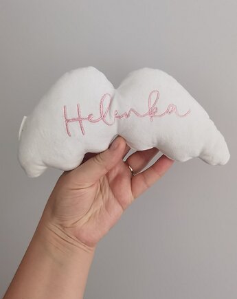 Ozdoba pokoju- przytulanka personalizowana - skrzydełka (kolory, tkaniny), Little Angels