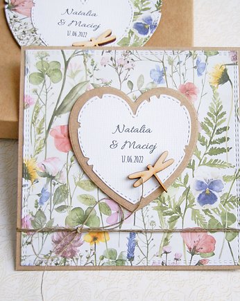 Kartka w pudełku ŁĄKA, kaktusia