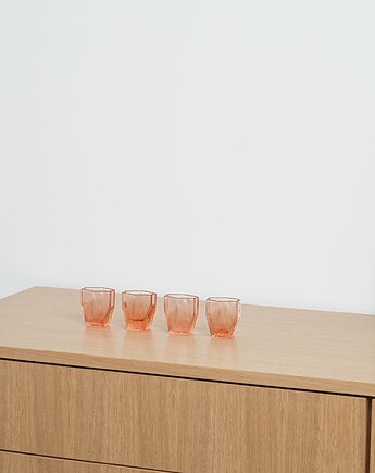 Kieliszki szklane, art d, Przetwory design