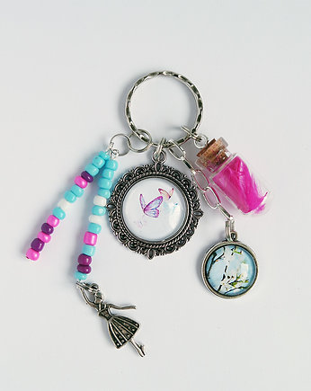 Breloczek - Motyle, baletnica, piórko, yenoo