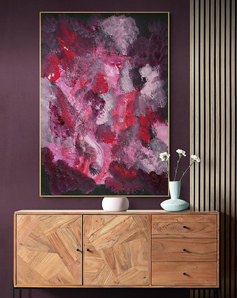 Sleepless Night, malowany obraz, wydruk, AAS Art Studio
