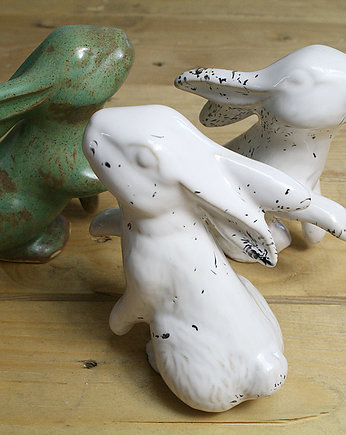 Królik ceramiczny 12 cm  - ceramika art, Studio Mini Forma