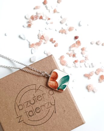 Naszyjnik Włocławek, biżuteria z talerzy