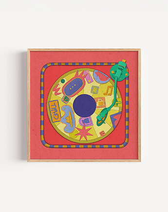 Plakat Gramofon, Zuza Karczewska
