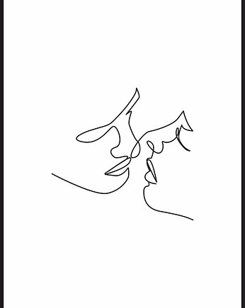 Plakat "Kiss, Fotobloki and decor