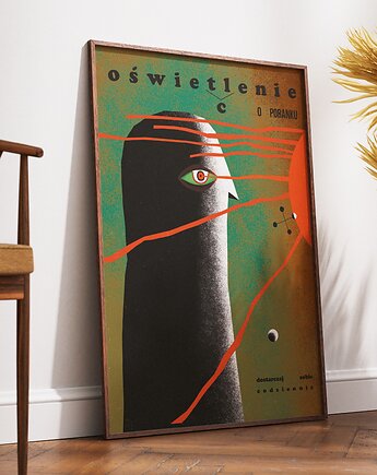 Plakat "Oświetlenie o poranku", Agata Małecka