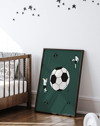 Plakat dla dzieci Soccer, Humpty Dumpty Room Decoration