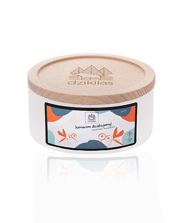 Komarom dziękujemy! - kominkowa świeca rzepakowa, Dzikilas