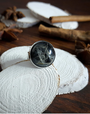 Mały pierścionek z dmuchawcem, Figa handmade accessories