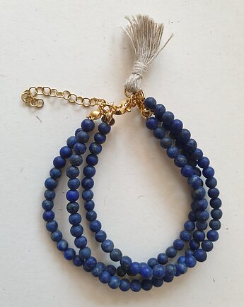 Bransoletka TRIO lapis lazuli, modesign