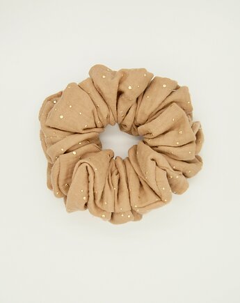 Scrunchie muślinowa gumka do włosów, Magic Needles