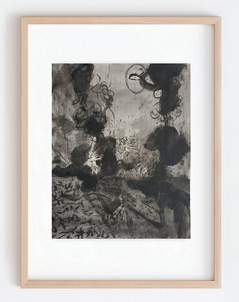 Abstrakcja nr 06 kolekcja Ogród Eden, oryginał, naniby