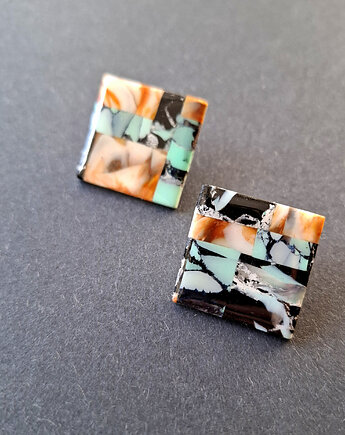 Kolczyki kamienne inspiracje no2, Motywator Eweliny