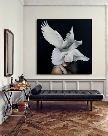 Kobieta Ptak  - obraz lub plakat, Lucci Design