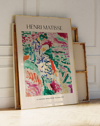 Plakat Reprodukcja Henri Matisse - La Japonaise: Woman beside the Water, OSOBY - Prezent dla emeryta