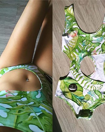 MONOKINI do POLE DANCE model TROPIKI WHITE., CHILLI CO
