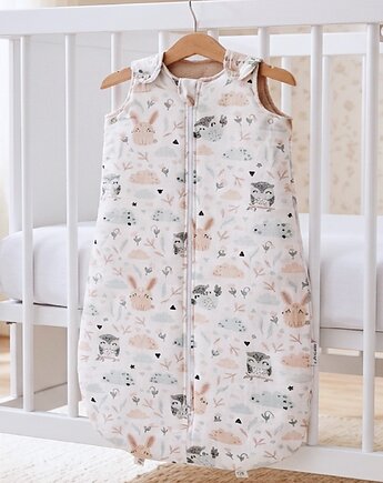BabyU, Śpiworek Ocieplany Regulacje Podwójny Zamek Bawełna 2.5 TOG 0-18 LEA, Sleepdo