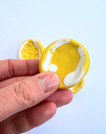 Kamień antystresowy, worry stone , miziak, Glina & Lina