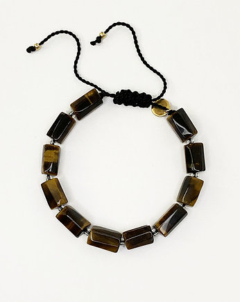 LEOTHER. Bransoletka męska - Tiger Eye, Leothere
