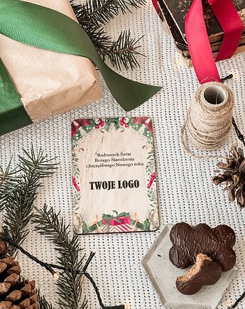 Motyw 5 - Świąteczna kartka z Twoim logo, Winietka dekoruje
