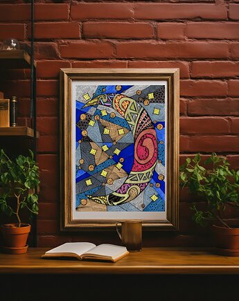 16. CIEMNO JUŻ - rysunek, plakat., kama4you