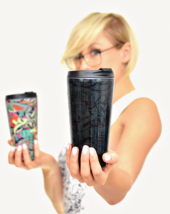 Rad Riders Travel Mug Black, DONT NEED NO SAMURAI