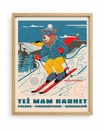 Plakat Też mam karnet, Ewelina Gąska