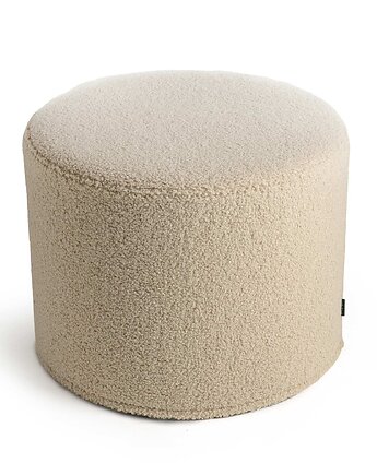 Duża beżowa pufa Cozy 45x35, Poduszkowcy