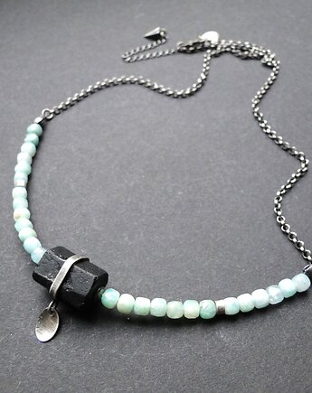 Naszyjnik Turmalin & amazonit, Memero