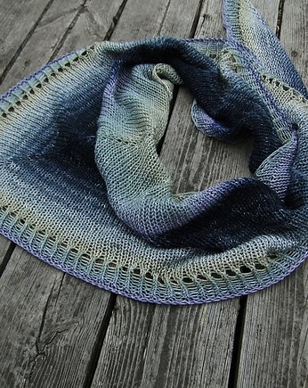 Nuta lawendy / Cotone colorato, agat handmade