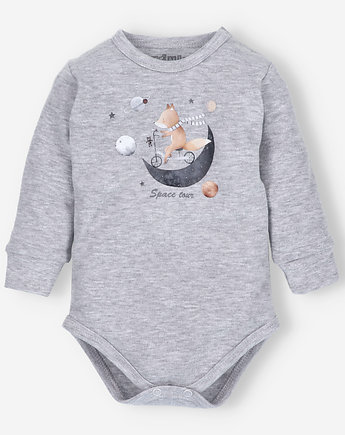 Body niemowlęce SPACE TOUR z bawełny organicznej dla chłopca , Nini