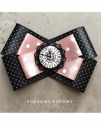 Brosza  z Zegarem Nowość, Pudrowy Różowy
