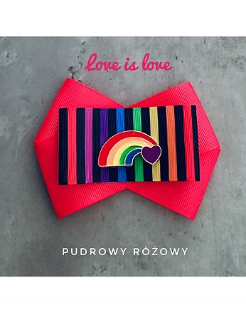 Brosza z Kolekcji LOVE is LOVE  Pride, Pudrowy Różowy