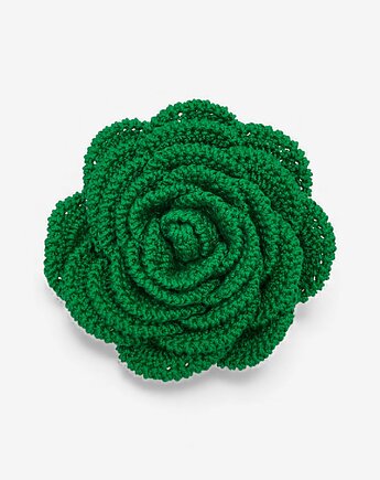 Broszka róża XL - zielona, Frozen Keys