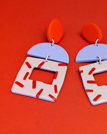 Kolczyki wiszące geometryczne, Strabirabi