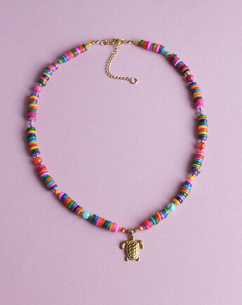 Kolorowy naszyjnik z żółwikiem, AT NOON