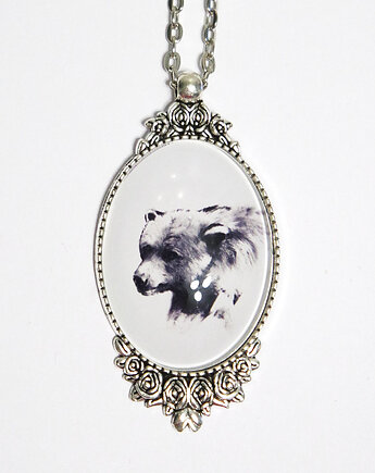 Medalion - Niedźwiedź - owalny, yenoo