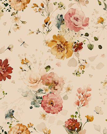 Tapeta ścienna Garden Flowers 4 53cm x 10m PZ, Bajkowe Wnetrza