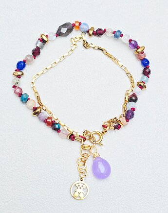 Kolorowa Supełkowanka z Kroplą Lawendy, ILEA